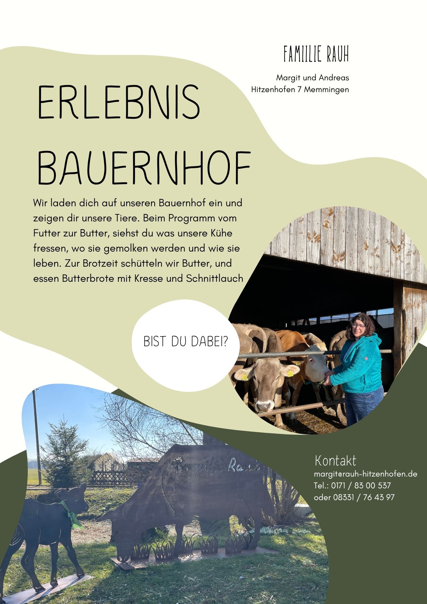 Erlebnisbauernhof Rauh - Flyer